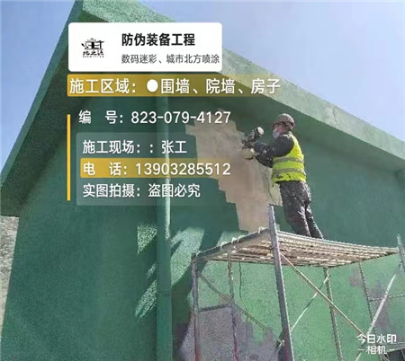 博尔塔拉设备迷彩喷涂,迷彩漆施工